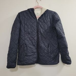 Disney parks mickey quilted puffer jacket lightweight S black